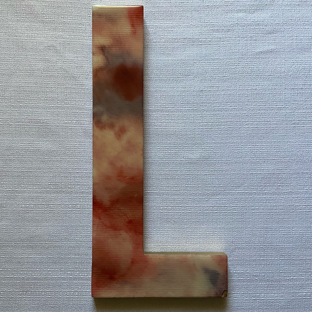 Ashland Sunbaked Capital Letter L Decor-Damaged/Scratched